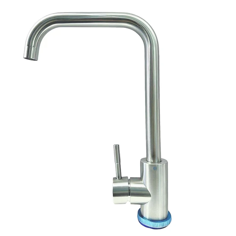 Gooseneck Brushed Mixer Kitchen Ծորակ