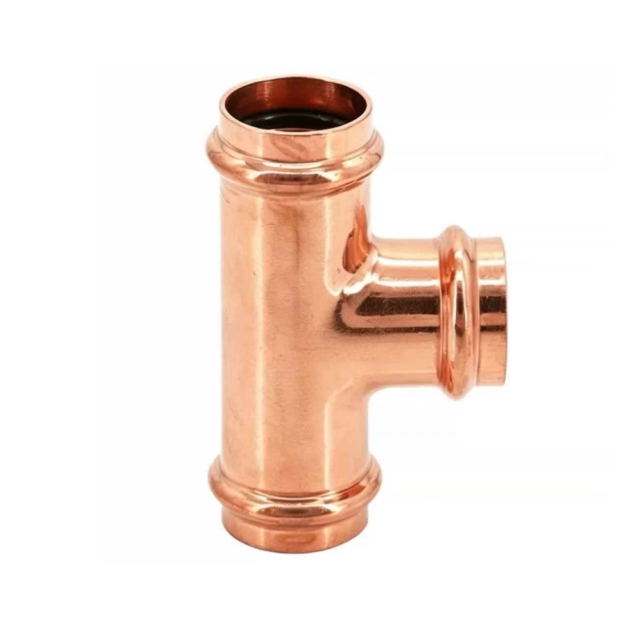 Կրկնակի սեղմեք Equal Tee Plumbing տեղադրում