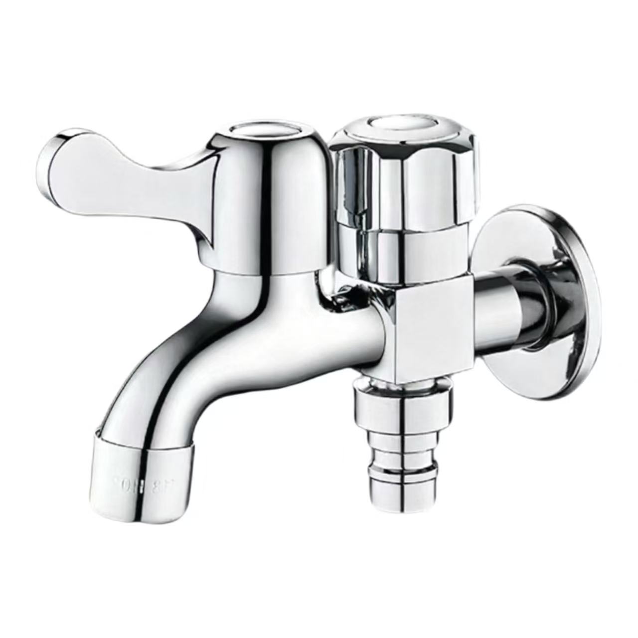 Dual-Control Dual-Outlet լվացքի մեքենայի ծորակ