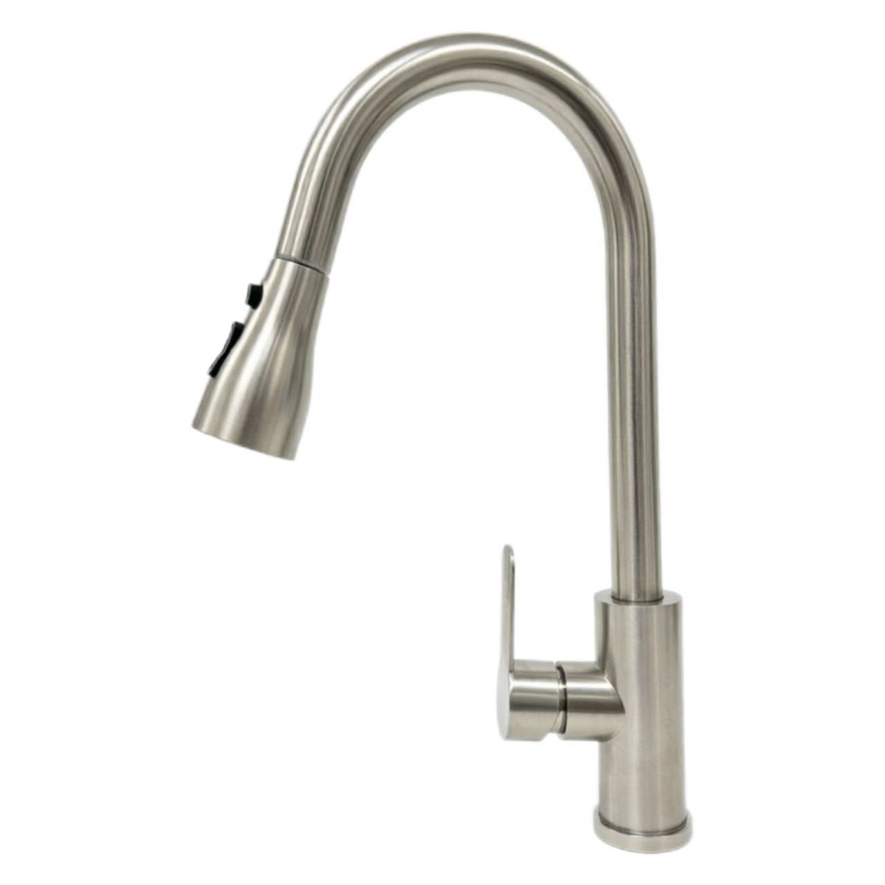 Swan-Neck Pull-Out Kitchen տաք և սառը ծորակ